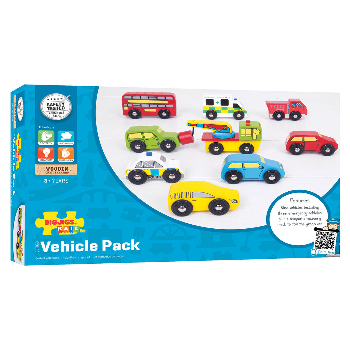 Paquete de vehículos Bigjigs Rail Bigjigs