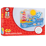 Centro de actividades Bigjigs tablero de juego caja marina
