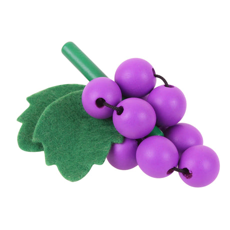 Bigjigs racimo de uvas de madera, por pieza