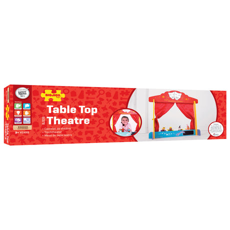 Teatro de marionetas Bigjigs - modelo de mesa