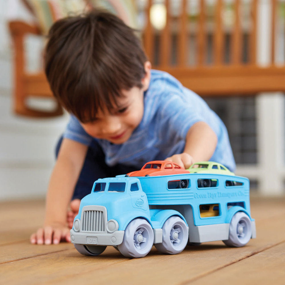 Juguetes verdes juguetes juguetes verdes transportador de coches