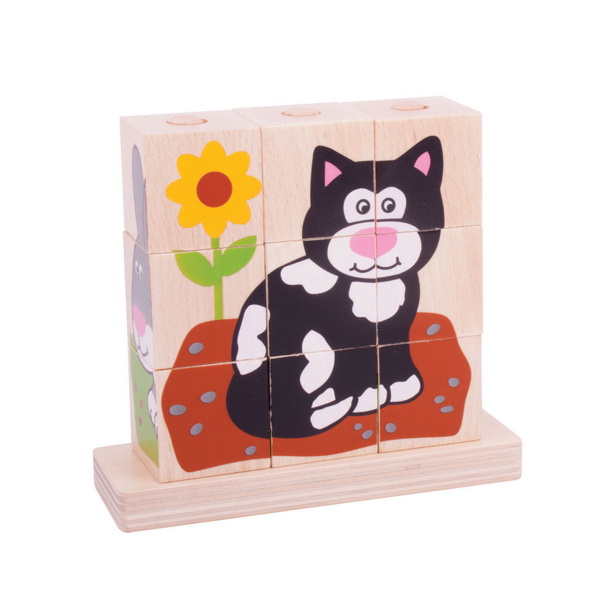 Bloques apilables para mascotas Bigjigs.
