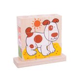 Bloques apilables para mascotas Bigjigs.