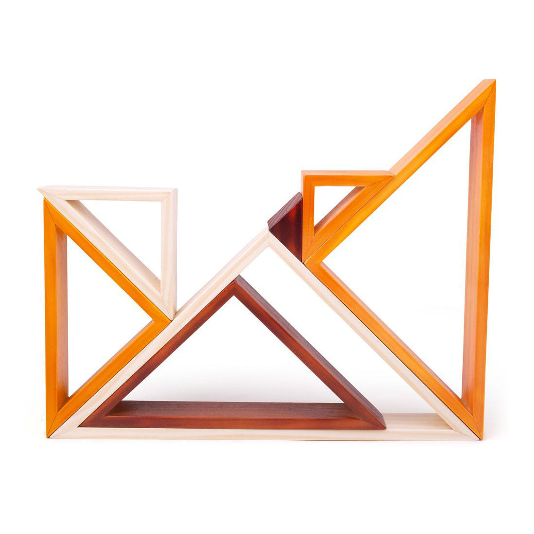 Bigjigs esquinas apilables de madera naturaleza