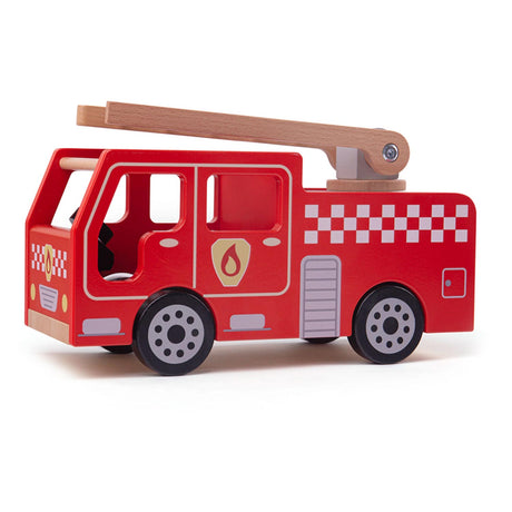 Camión de bomberos de madera Bigjigs