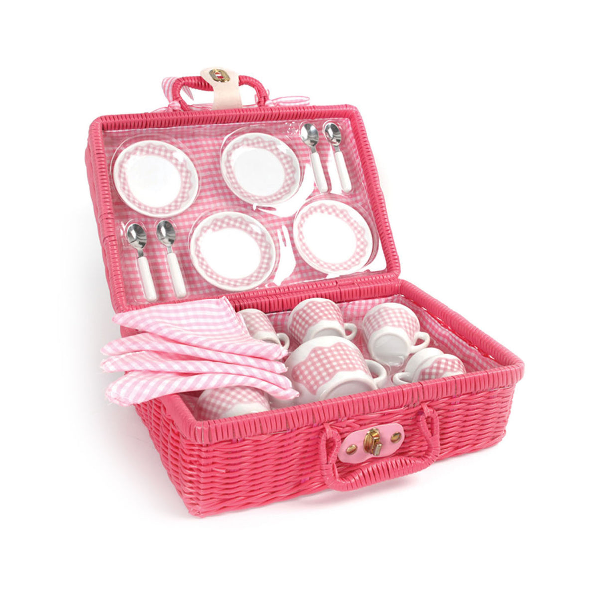 Set de picnic Tidlo en maleta rosa