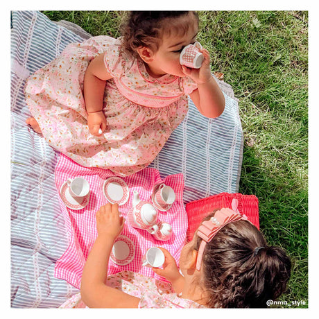 Set de picnic Tidlo en maleta rosa