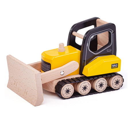 Bulldozer de madera Tidlo