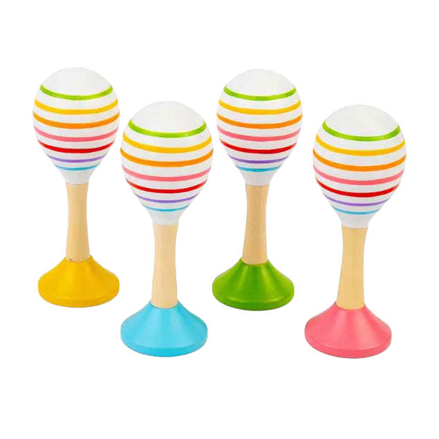 Bigjigs maraca junior de madera, 2 uds.