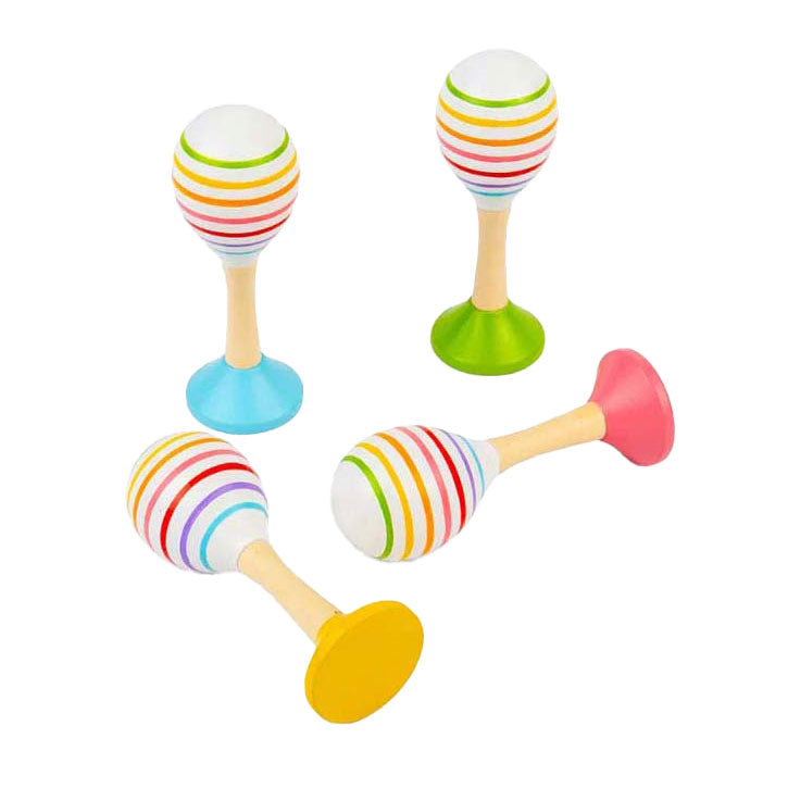 Bigjigs maraca junior de madera, 2 uds.