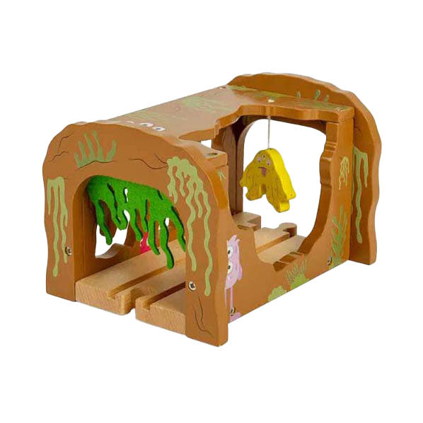 Túnel de monstruos de madera Bigjigs