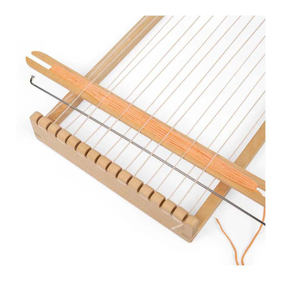 Juego de telares de madera Bigjigs, 10 piezas.