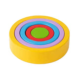 Torre de flores de madera Bigjigs, 5 uds.