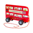 Figura de madera con tirador de autobús londinense de Bigjigs