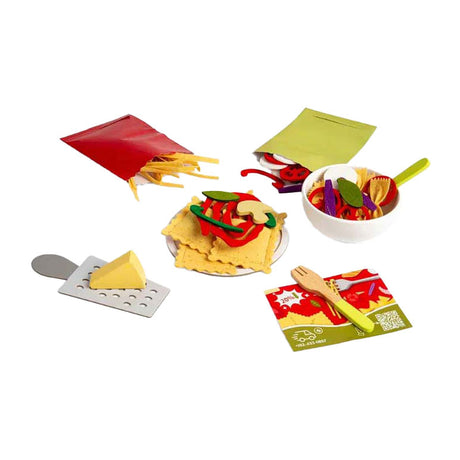 Bigjigs pasta para dos juegos, 64 piezas.