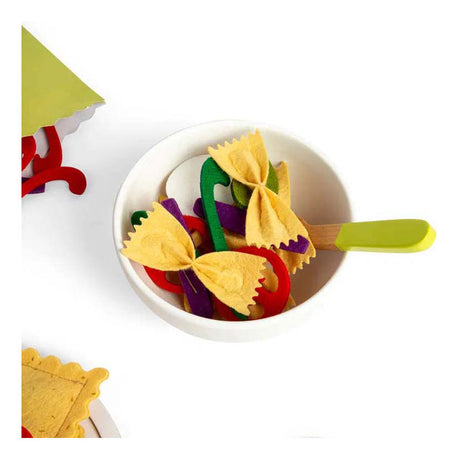 Bigjigs pasta para dos juegos, 64 piezas.