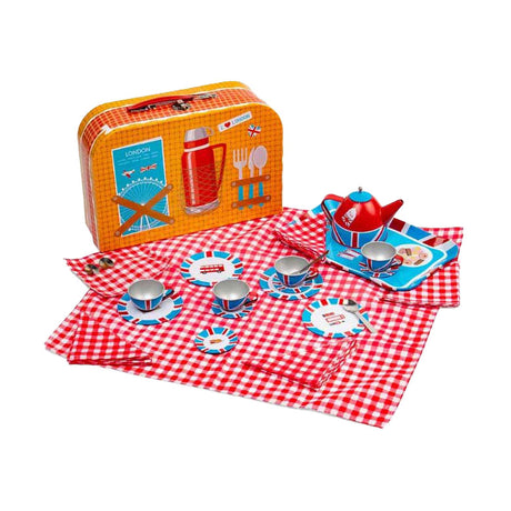 Juego de té Bigjigs London, 24 piezas.