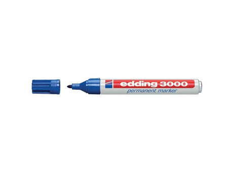 Edding rotulador permanente 3000 azul caja de 10 piezas