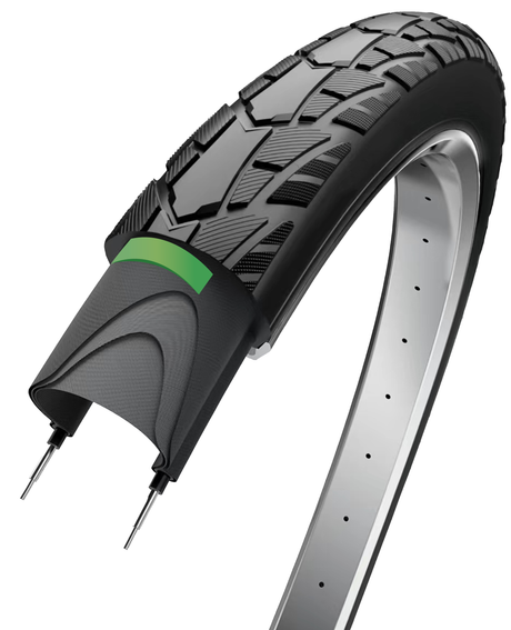 Protección de rendimiento del neumático Edge 26 x 1,75 47-559 - negro con reflejos