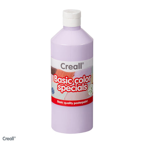 Pintura escolar Creall violeta pastel, 500 ml