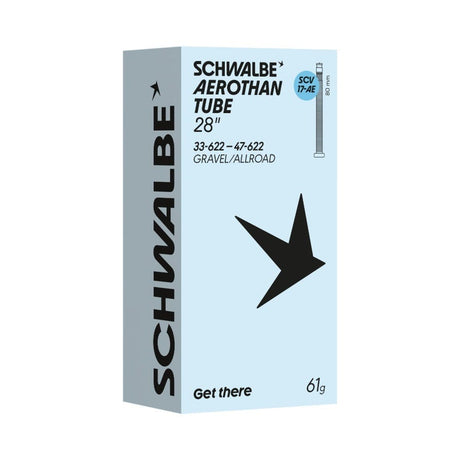 Tubo Schwalbe scv17-ae aerothan, tpu 33 47-622 ib 80mm