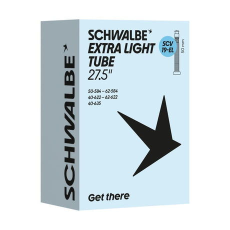 Cámara de aire Schwalbe scv19-el 40 62-584 635 50mm negro