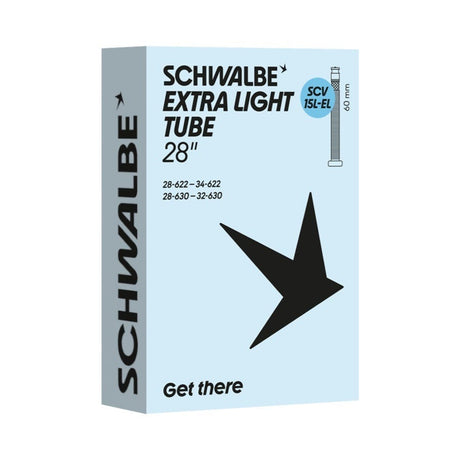 Cámara de aire Schwalbe scv15l-el 28 34-622 630 60mm negro