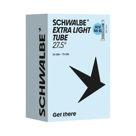Schwalbe cámara de aire scv14l-el 54 75-584 40mm negro