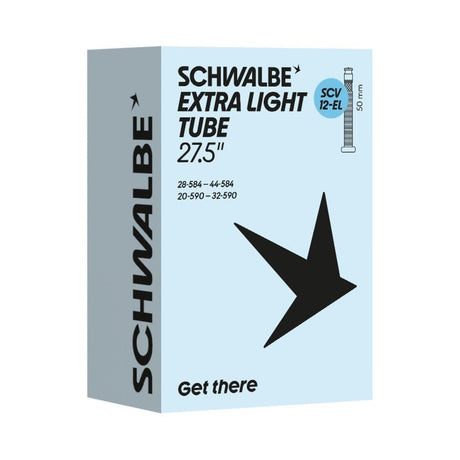 Cámara de aire Schwalbe 28 44-584 590 scv12 válvula de clic extra ligera 50 mm