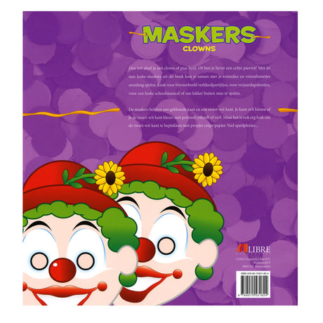 Máscaras de la Casa Central del Libro: payasos