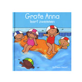 La gran Anna aprende a nadar.