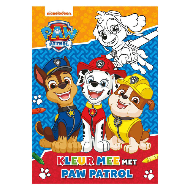 Color de globo grande junto con patrulla canina.