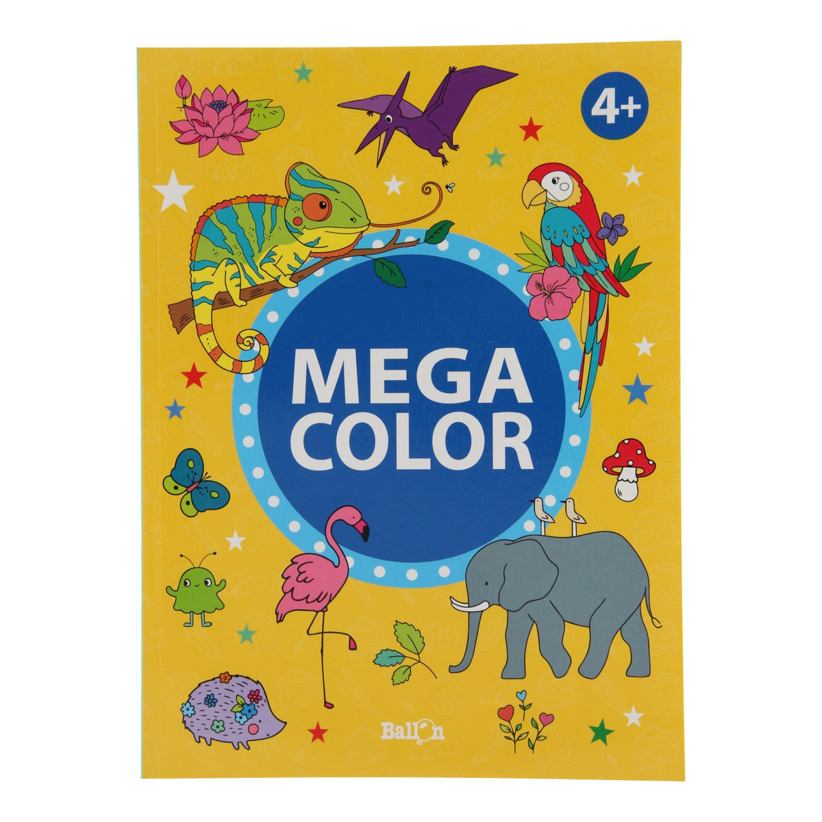 Libro para colorear mega color de editorial estándar 4+