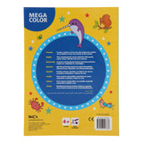 Libro para colorear mega color de editorial estándar 4+