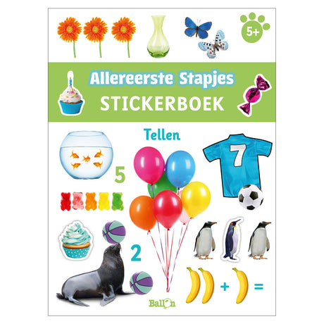Libro de pegatinas de los primeros pasos del editor estándar - contando