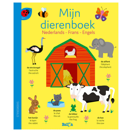 Serie punteada de editorial estándar my animal book - holandés, francés e inglés