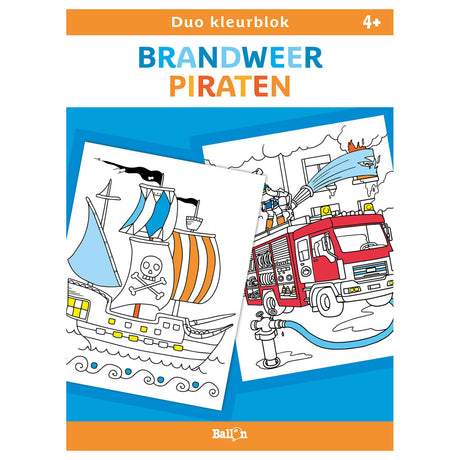 Bloques de color dúo de editor estándar: bomberos y piratas
