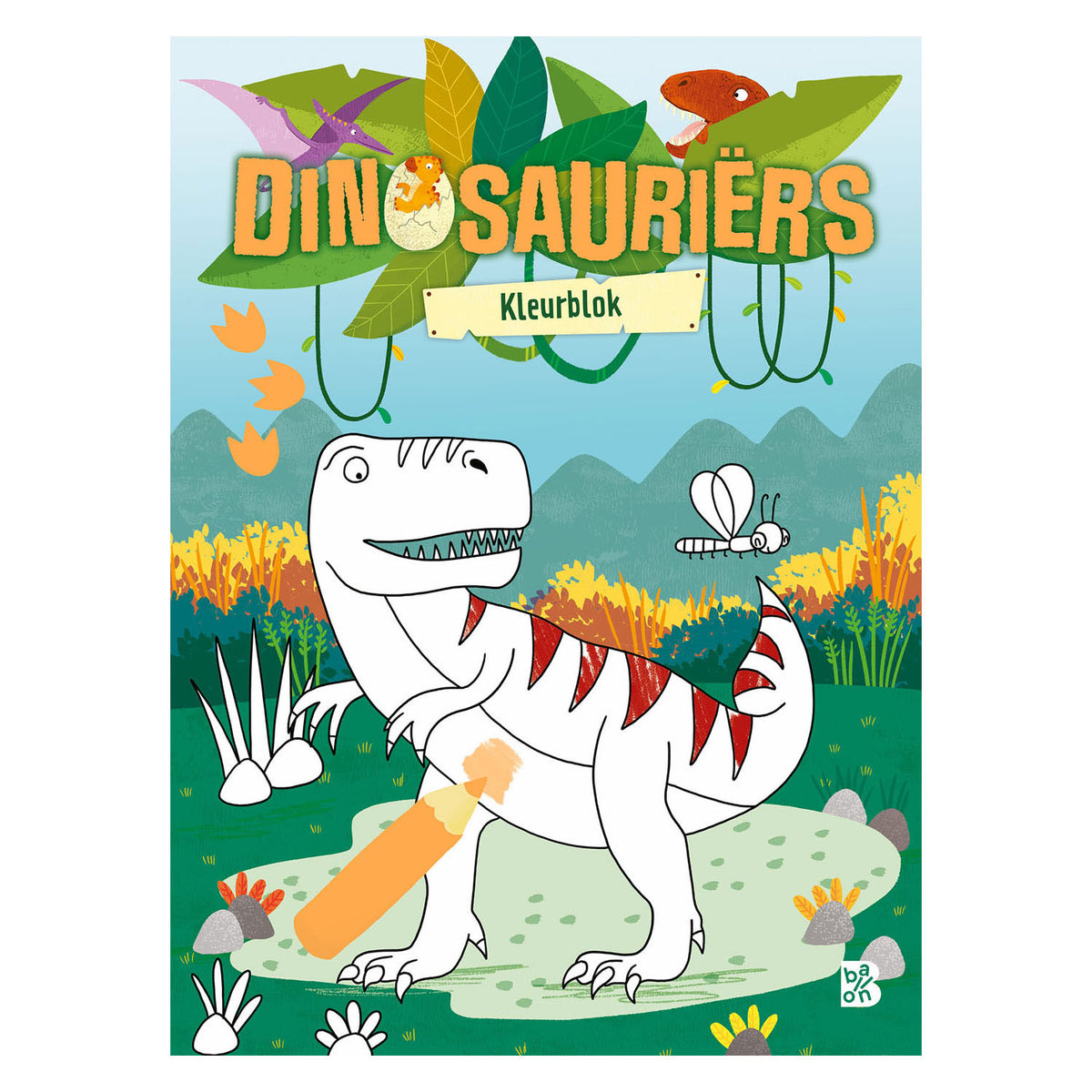 Bloque de color de dinosaurio del editor estándar