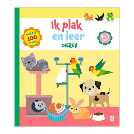 Me pego y aprendo: animales (4-5 años) 4+