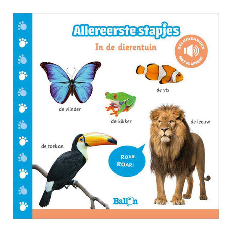 Libro de sonidos de editorial estándar: en el zoológico. 2+