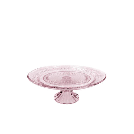 Cuenco Ideas 4 estaciones con pie de cristal ã˜23xh8cm rosa