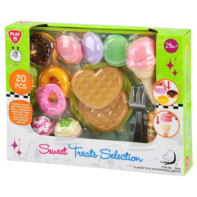 Playgo set de comida heladería 20 piezas