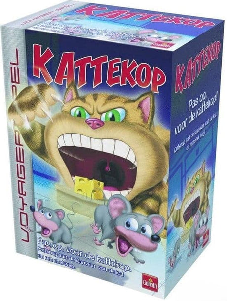 Goliath - juego de viaje con cabeza de gato