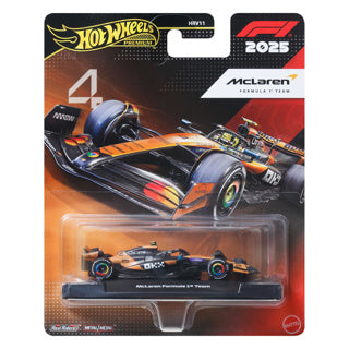 Hot wheels premium fórmula 1 equipo mclaren - lando norris