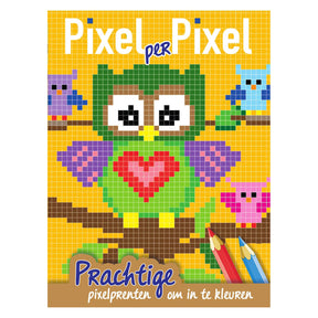 Tarjetas orales Píxel Colorbook Owls