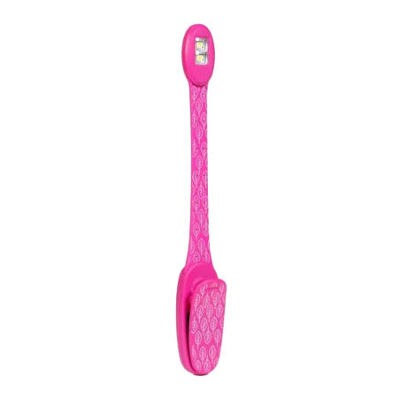 Lámpara de lectura Mondikaart flexilight xtra hoja rosa