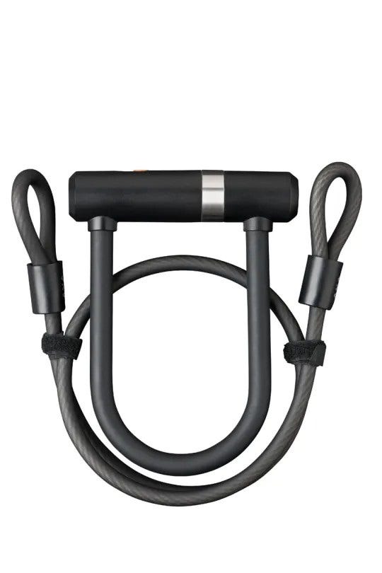Axa Candado en U Newton mini pro + cable 100 10 - negro