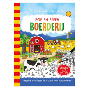 Granja de libros de color de agua mágica