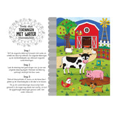 Granja de libros de color de agua mágica