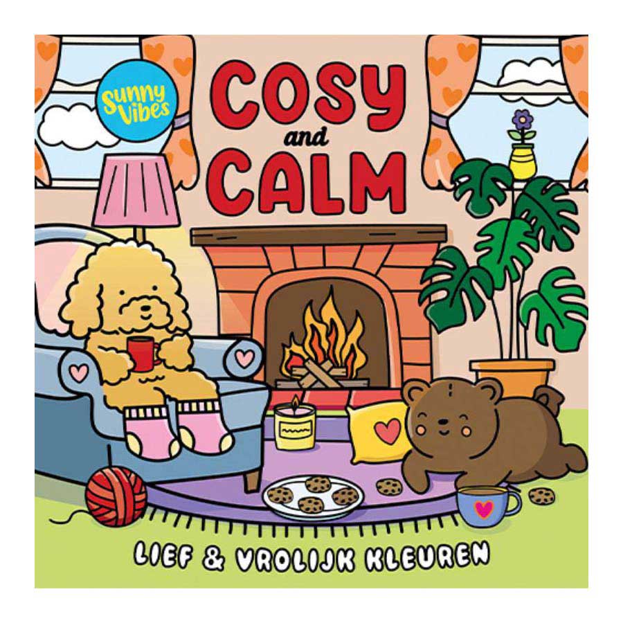 Libro para colorear de Lantern Publishers Sunny Vibes: acogedor y tranquilo